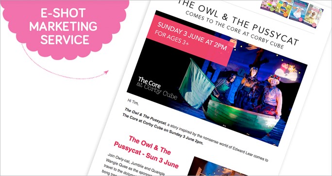 Toddle About e-shot solus email marketing option