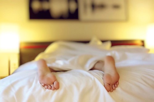 Relax in bed
