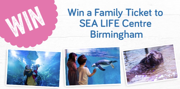 Win a family ticket to Sea Life Centre