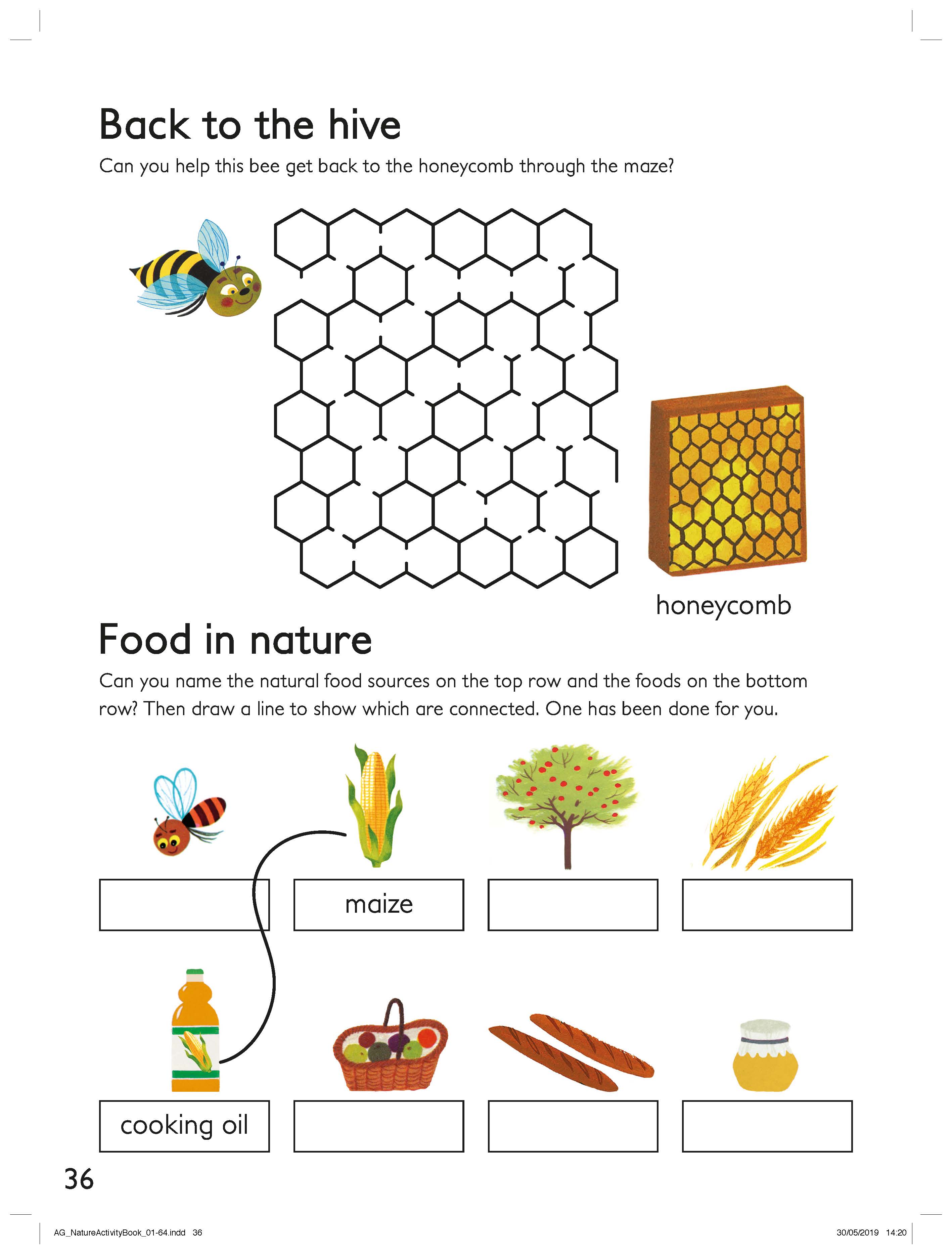 Nature Puzzles Activity Sheet  image