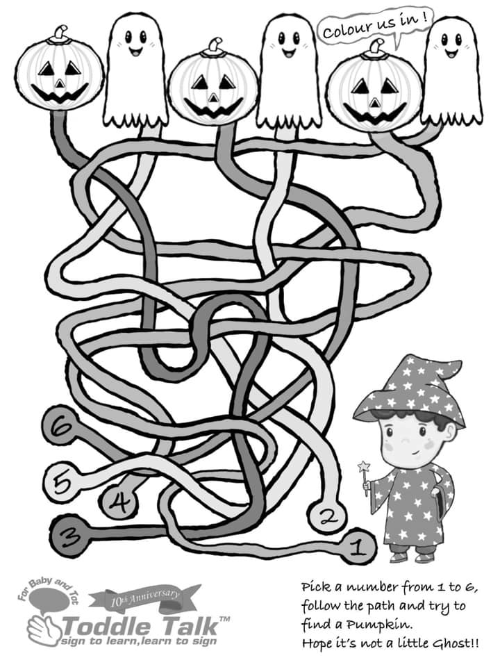 Pumpkin Maze Activity Sheet  image