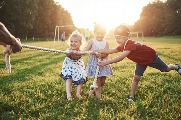Children playing