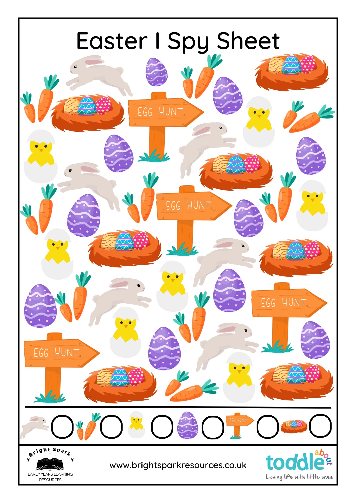 Easter I Spy Sheet  image