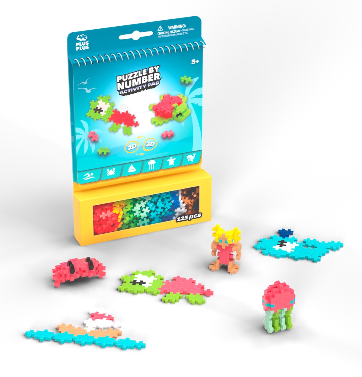 Plus-Plus Puzzle by Number Activity Pad, worth £12.99