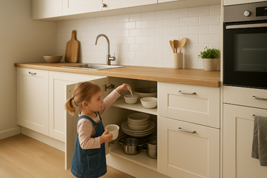 Family-Friendly Kitchen Cabinets: Storage That Works with Little Ones (and Still Looks Great)  image