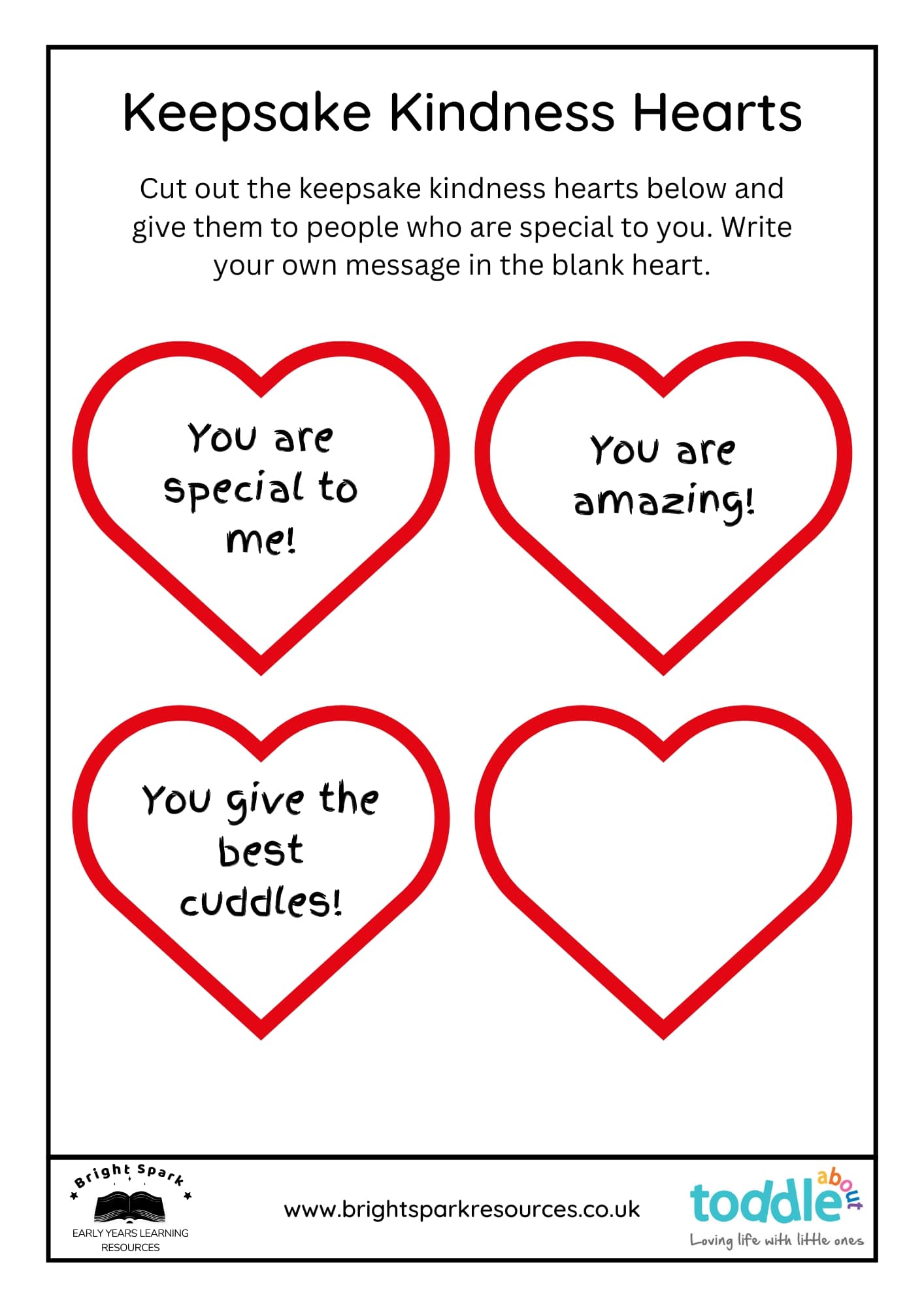 Keepsake Kindness Hearts  image