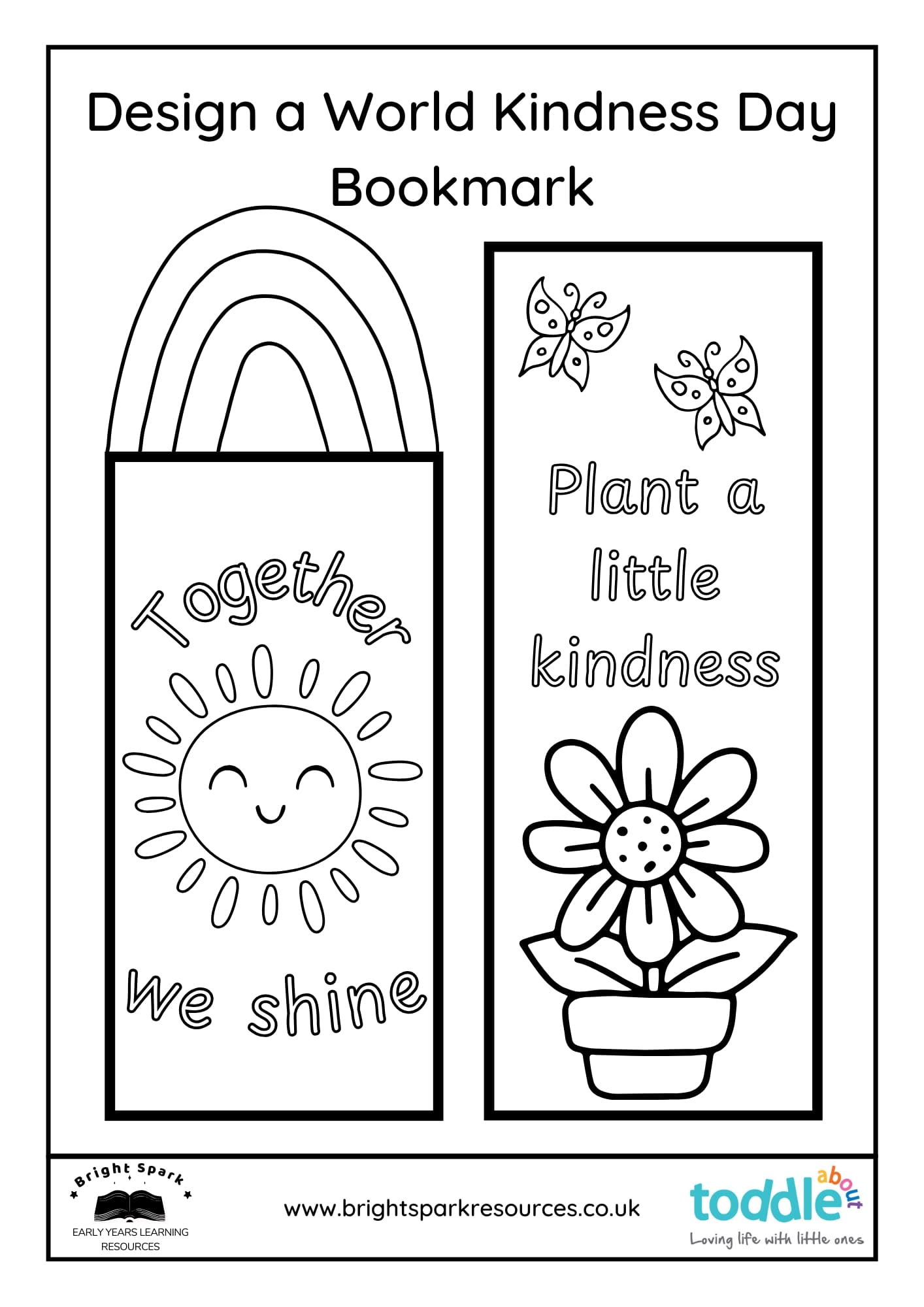 Design a World Kindness Day Bookmark  image