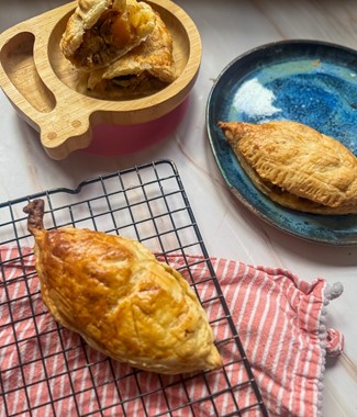 Autumn Recipe: Vegetable & Lentil Puff Pastry Leaves  image