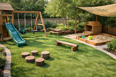 Creating Safe Garden Play Areas for Little Ones  image