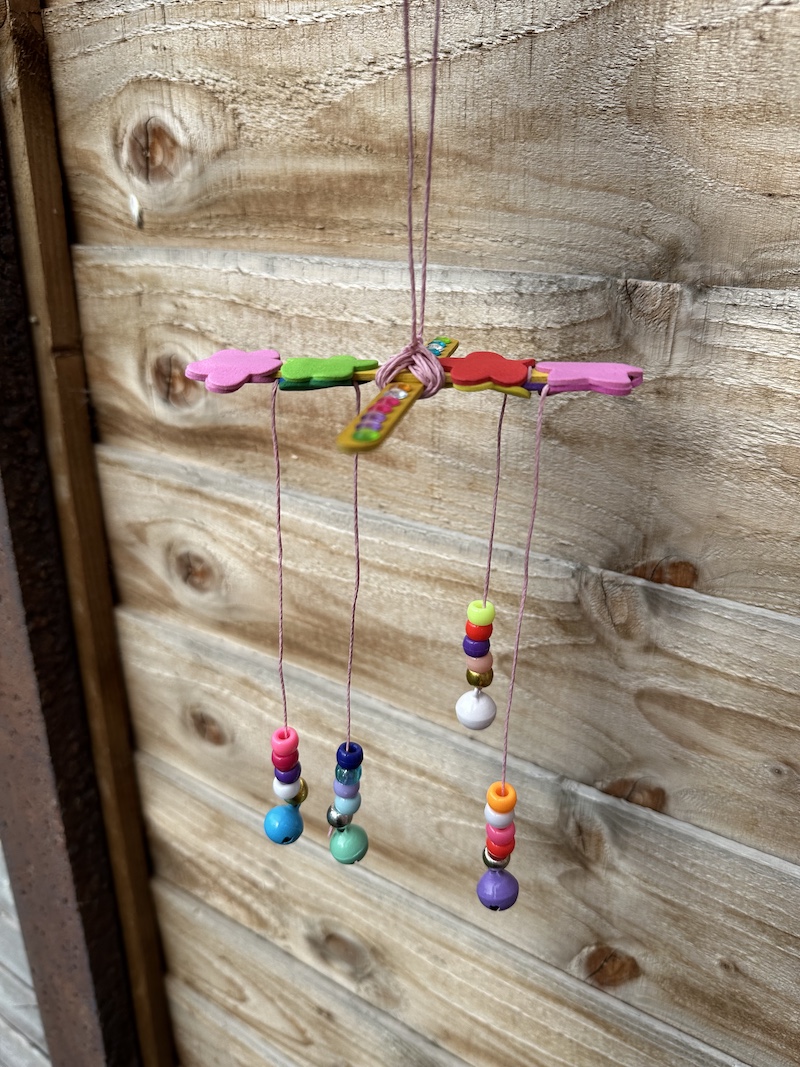 Summer Craft: Beaded DIY Wind Chime  image
