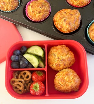 Summer Recipe: Chicken and Cheese Muffins  image