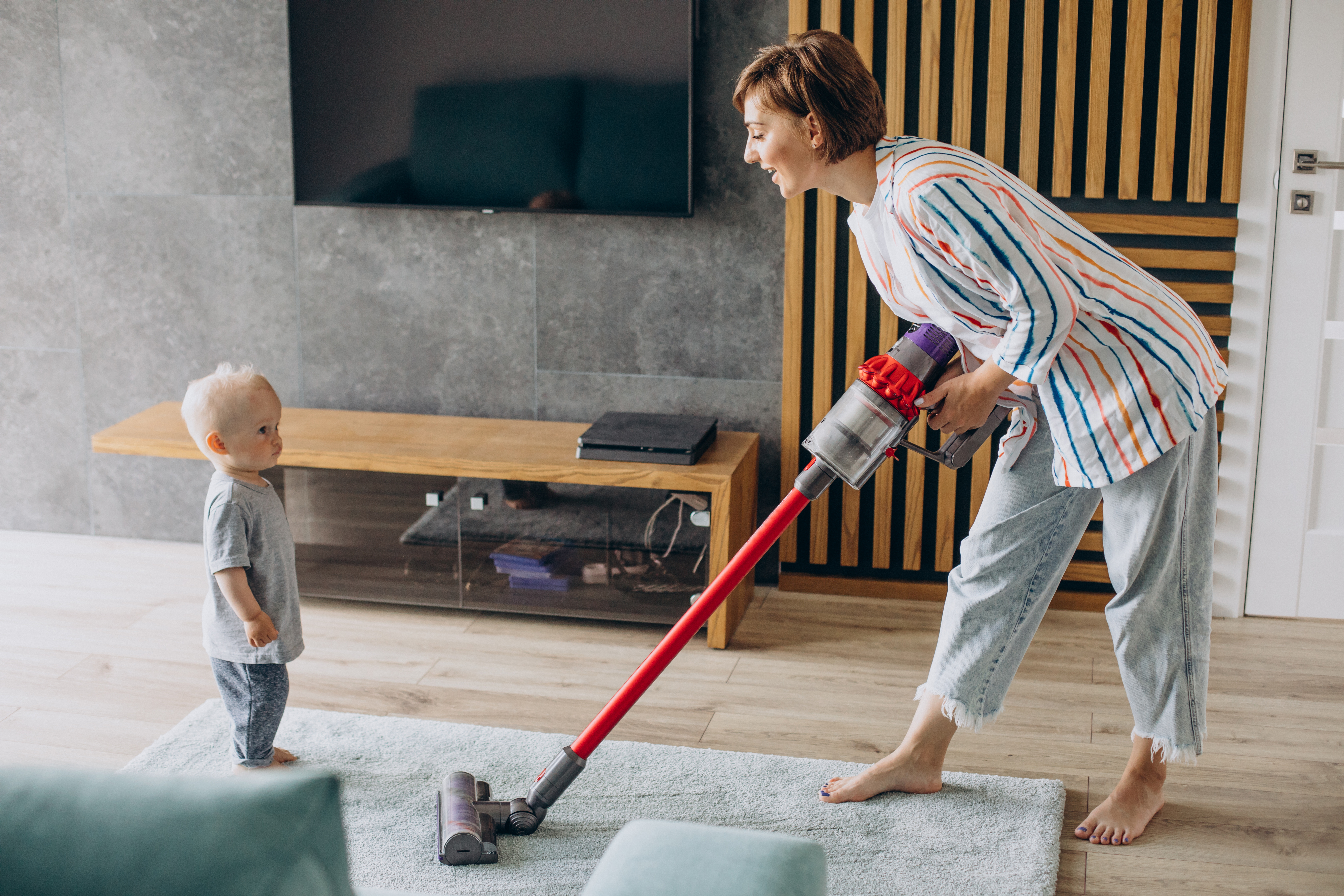 Surviving the Toddler Mess Years: What Actually Helps With Hard Floors  image