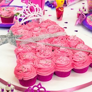 princess cupcake cake-blog